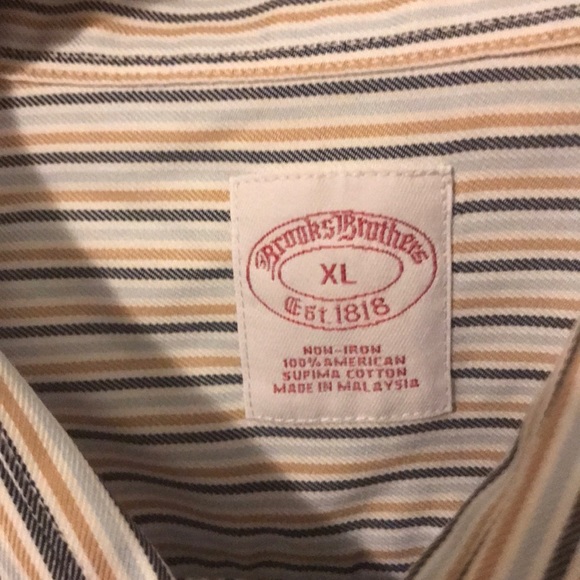 {brooks brothers} striped button down - Picture 4 of 4